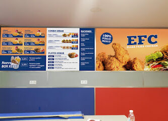 EFC KEBAB PizzA y POLLO FRITO estilo NAMBROCA Americano