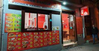 SONAR BANGLA DONER KEBAB Y POLLO ASADO